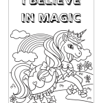 Unicorn Coloring Pages